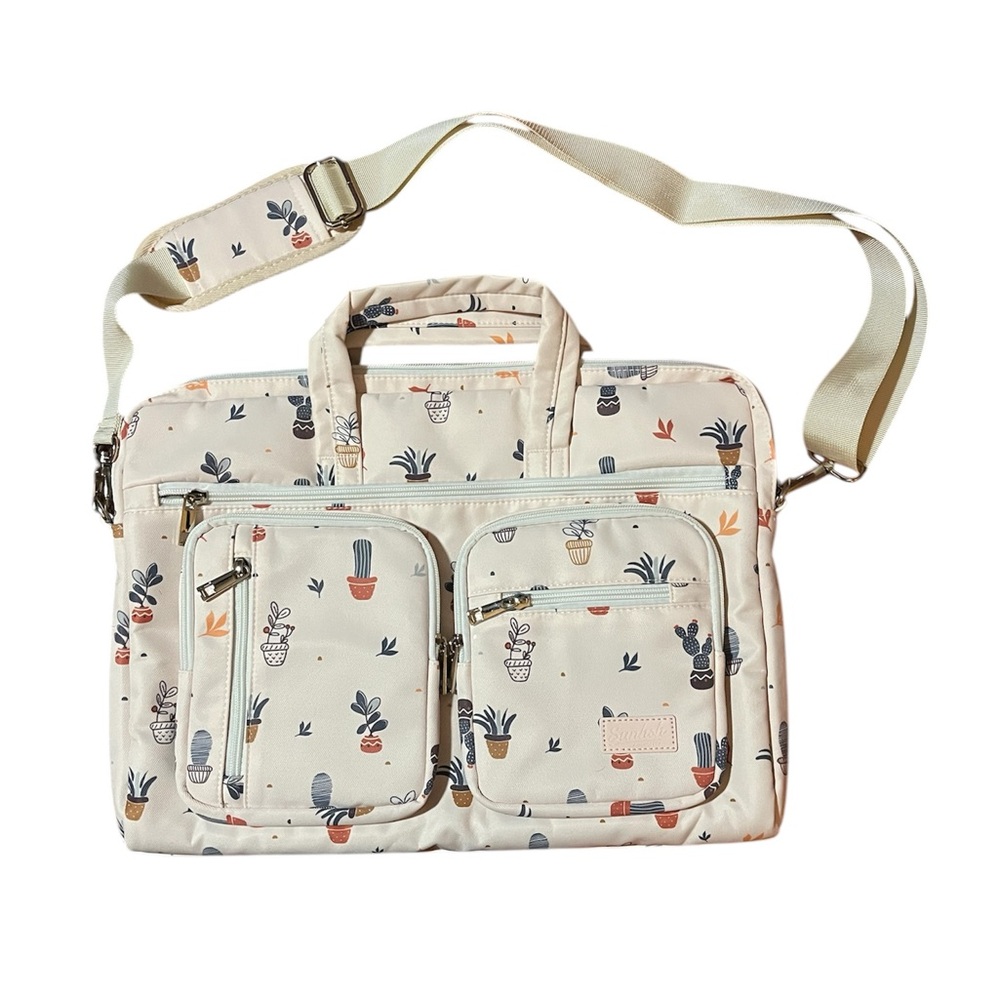 NEW Succulent Print Laptop Bag